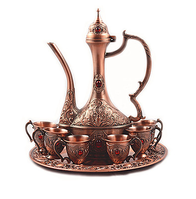 批发锌合金酒具套装 内蒙古民族工艺品的精致之选
